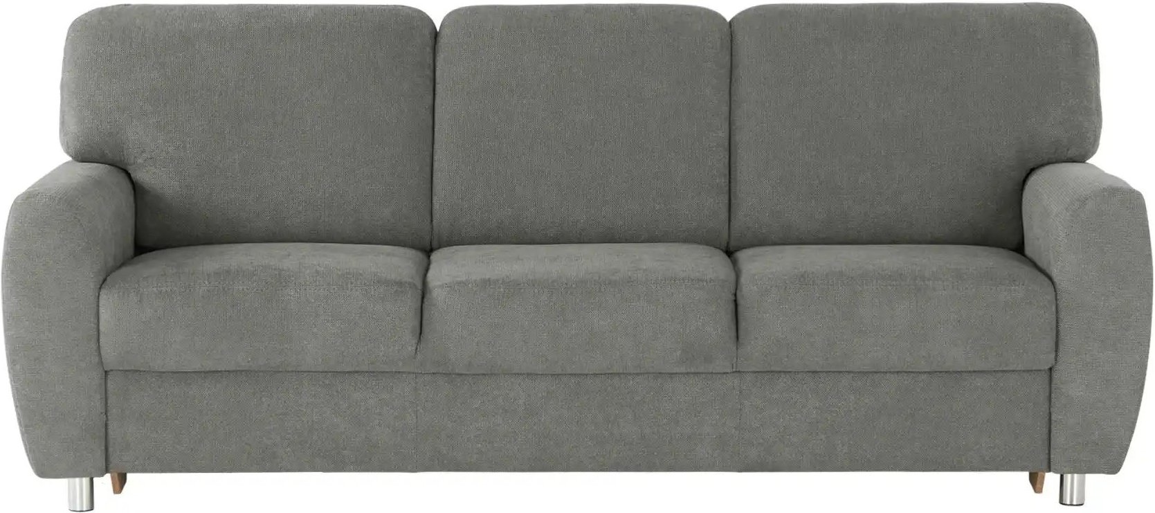 smart Sofa Valencia ¦ grau ¦ Maße (cm): B: 220 H: 90 T: 93.0 Polstermöbel > Sofas > 3-Sitzer - Höffner