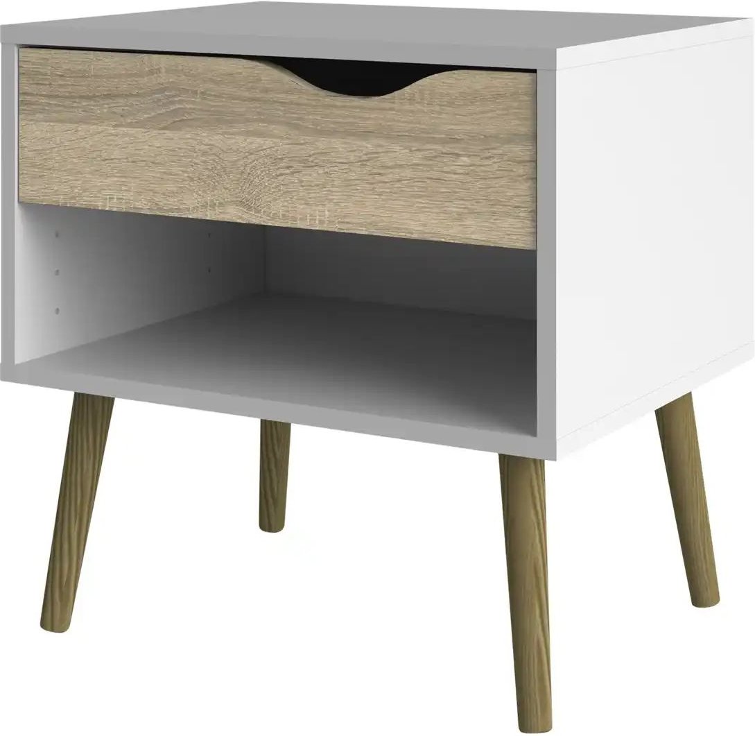 Nachtkommode Ogna ¦ weiß ¦ Maße (cm): B: 50 H: 39 T: 50.0 Kommoden & Sideboards > Kommoden - Höffner