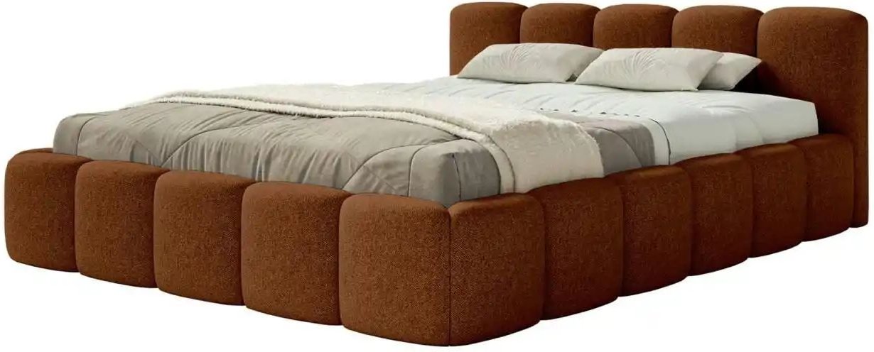 Selsey Polsterbett in Chenille Cloudy Low ¦ gelb ¦ Maße (cm): B: 200 H: 72 Betten > Polsterbetten - Höffner