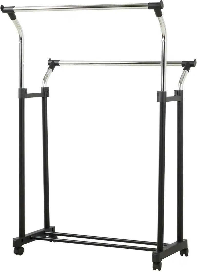 Rollgarderobe Selve ¦ silber ¦ Metall,Kunststoff ¦ Maße (cm): B: 85,5 H: 103,5 T: 51.0 Garderoben & Kleiderstangen > Ga...