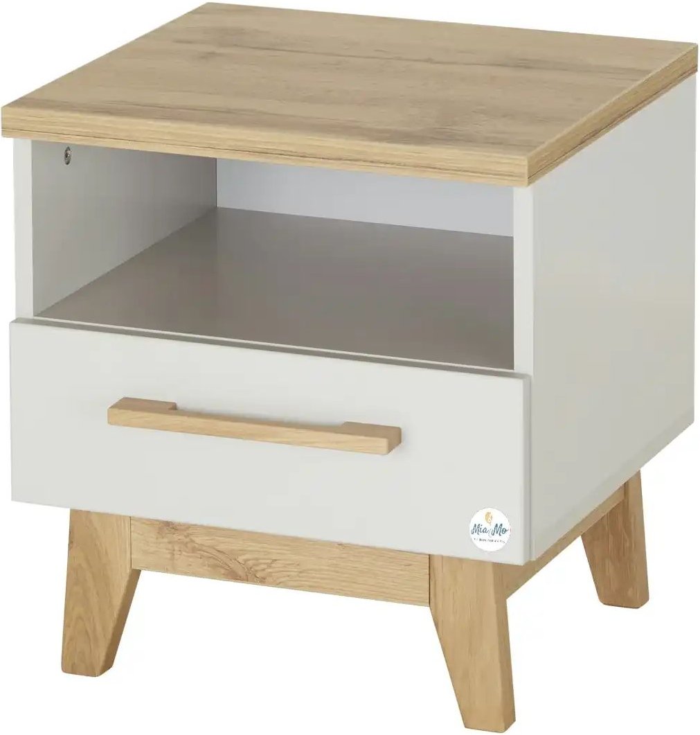 Mia & Mo Nachtkommode Tilda ¦ grau ¦ Maße (cm): B: 45 H: 48 T: 41.0 Tische > Nachttische - Höffner
