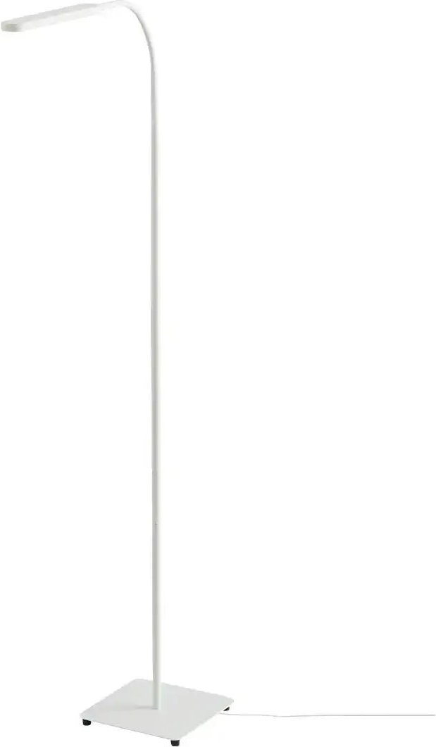 KHG LED-Stehleuchte 1-flammig weiß mit Schwanenhals ¦ weiß ¦ Maße (cm): B: 43 H: 138 T: 21.0 Lampen & Leuchten > Steh...