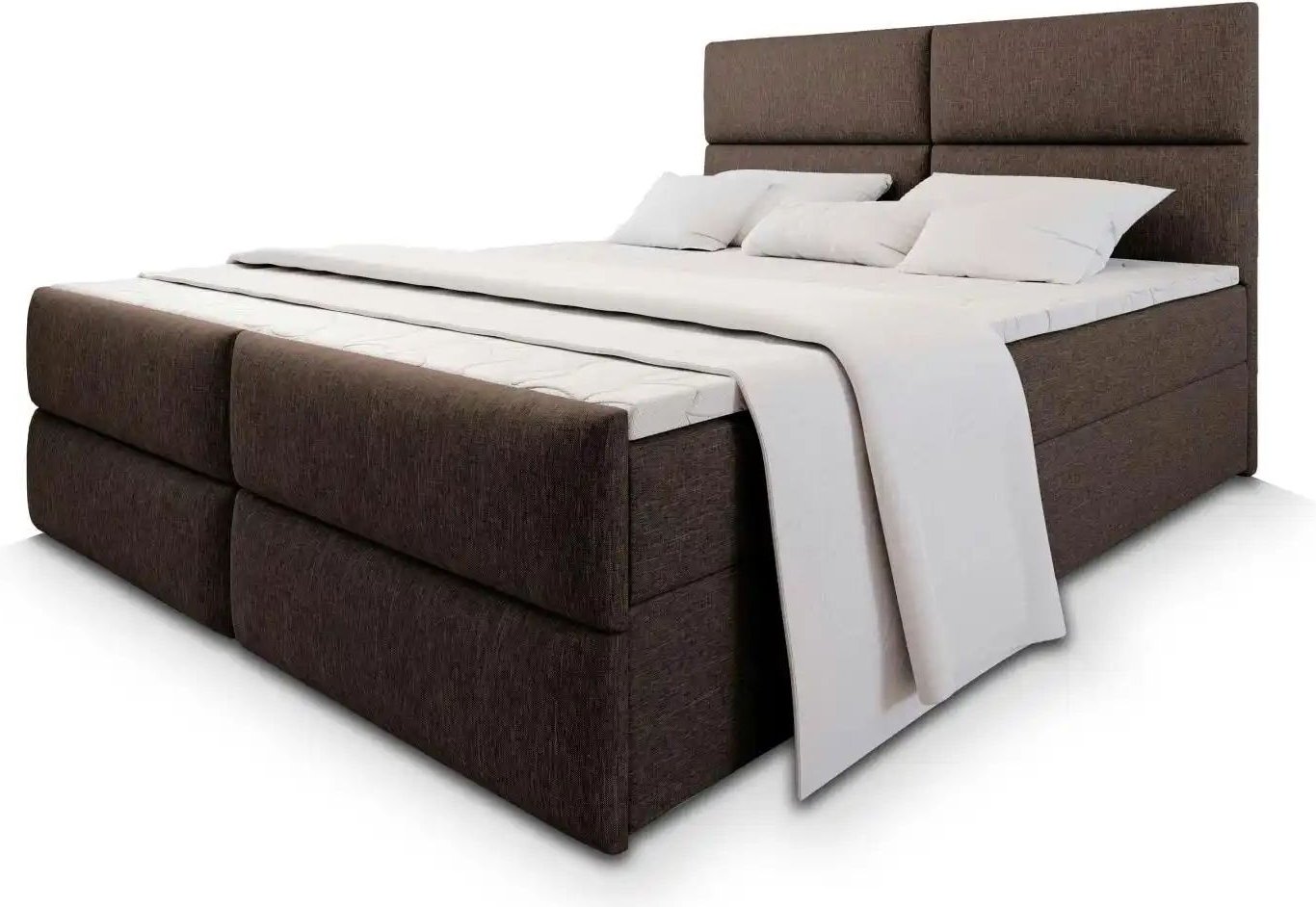 MASSENO Boxbett mit Bettkasten Mulen ¦ braun ¦ Maße (cm): B: 180 H: 98 Betten > Polsterbetten - Höffner