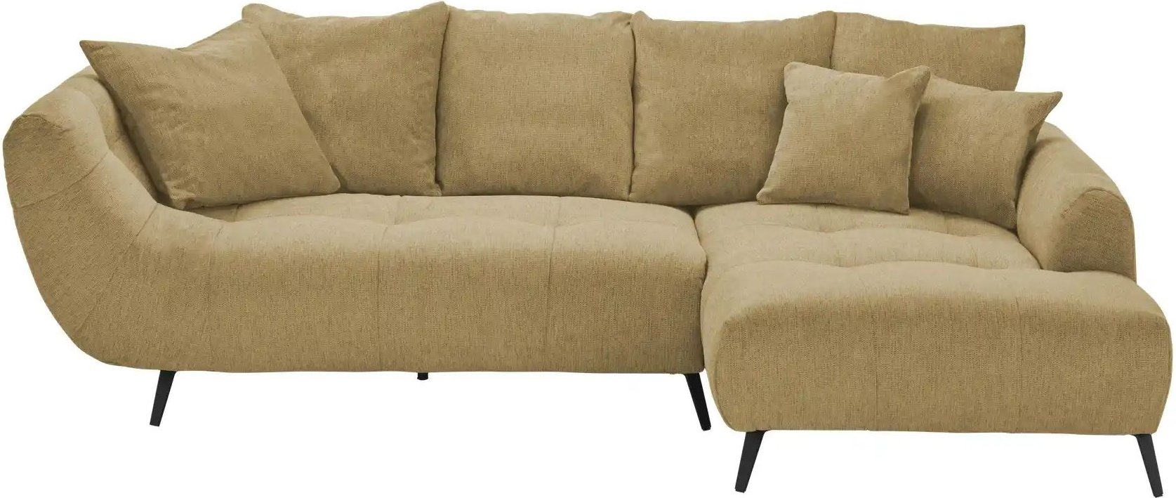 bobb Ecksofa Bellani III ¦ gelb ¦ Maße (cm): B: 279 H: 98 T: 192.0 Polstermöbel > Sofas > 3-Sitzer - Höffner