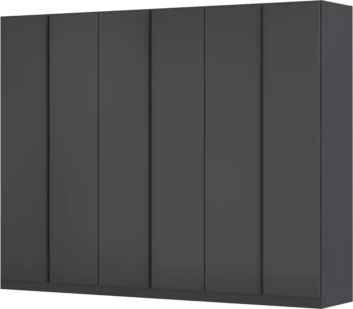 Drehtürenschrank Monostar ¦ grau ¦ Maße (cm): B: 271 H: 210 T: 54.0 Schränke > Kleiderschränke > Drehtürenschränke - Hö...