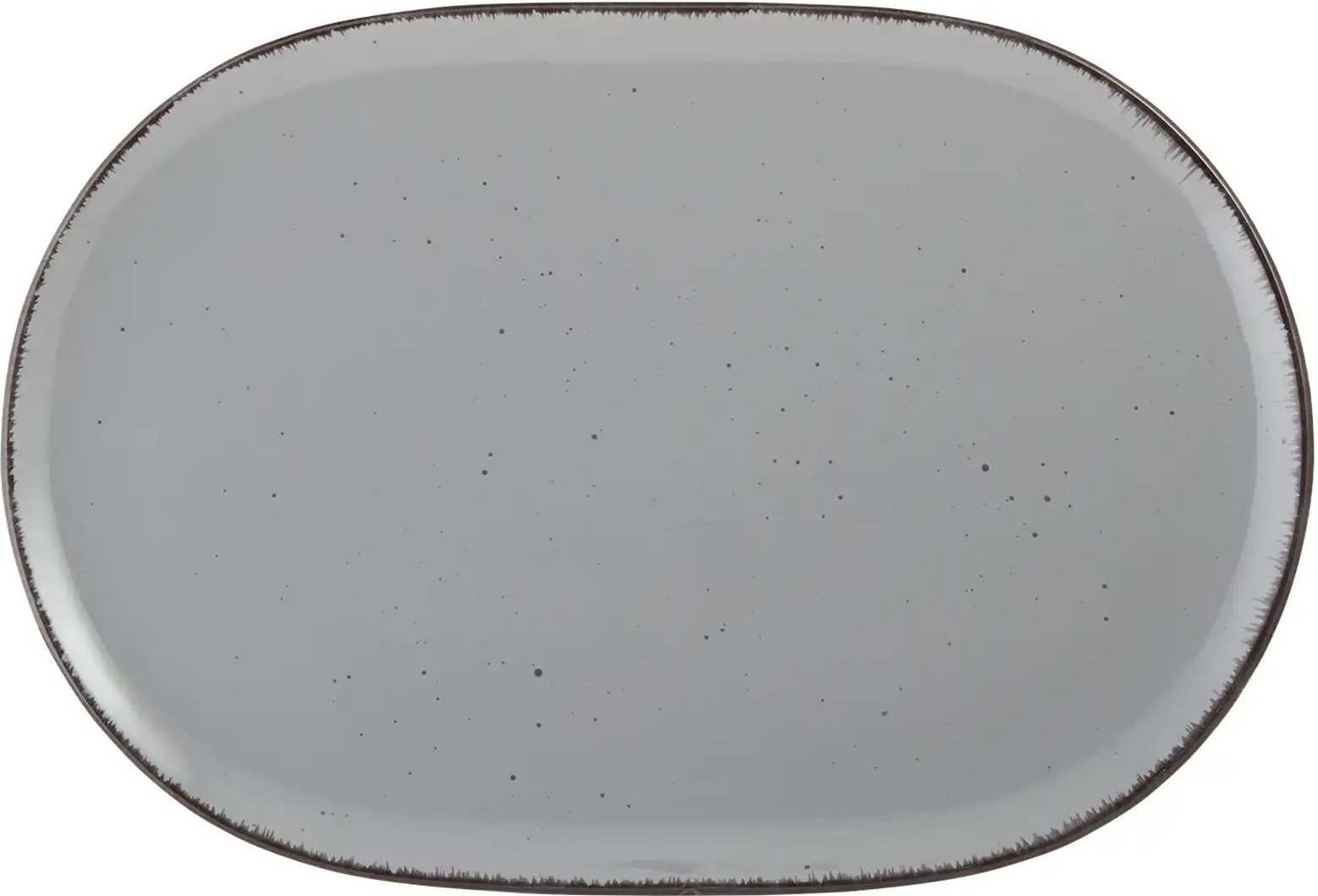 Thumbnail - Peill+Putzler Servierplatte 40 x 27 cm Siena ¦ grau ¦ Steinzeug/Steingut ¦ Maße (cm): B: 27 Geschirr > Einzelgeschirrte...