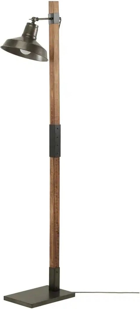 Leseleuchte 1-flammig Holz/Metall schwarz ¦ schwarz ¦ Maße (cm): B: 23 H: 140 T: 33.0 Lampen & Leuchten > Stehlampen...