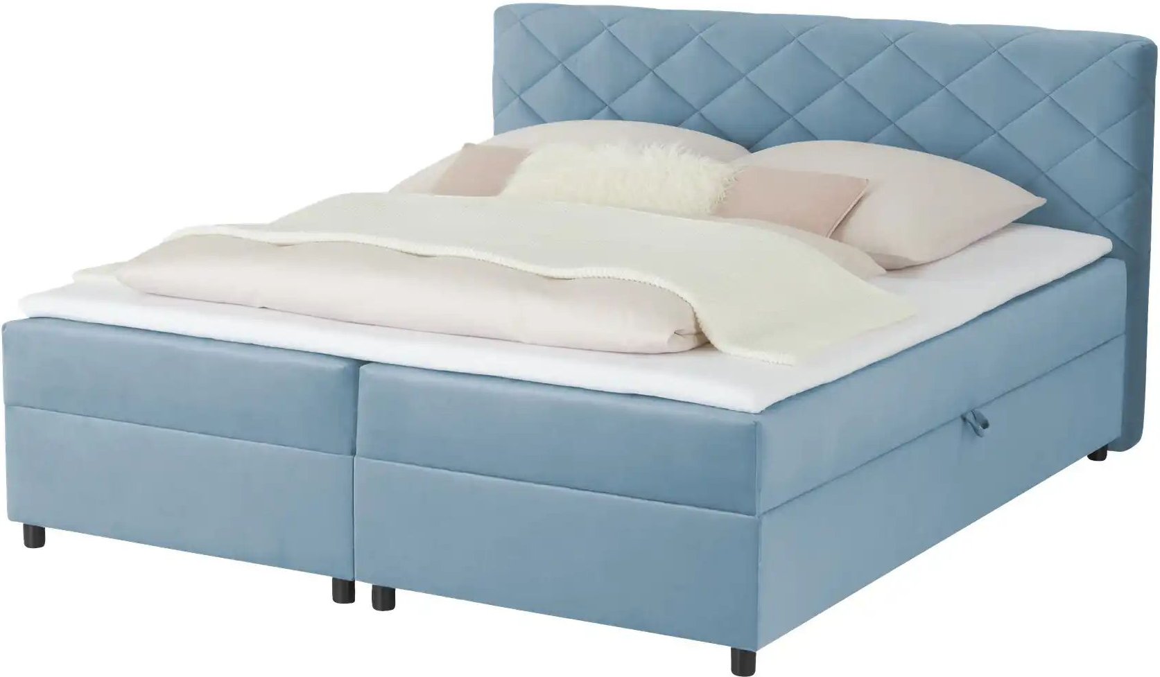 Boxbett mit Bettkasten Vegas II ¦ blau ¦ Maße (cm): B: 168 H: 104 Betten > Komfortbetten - Höffner