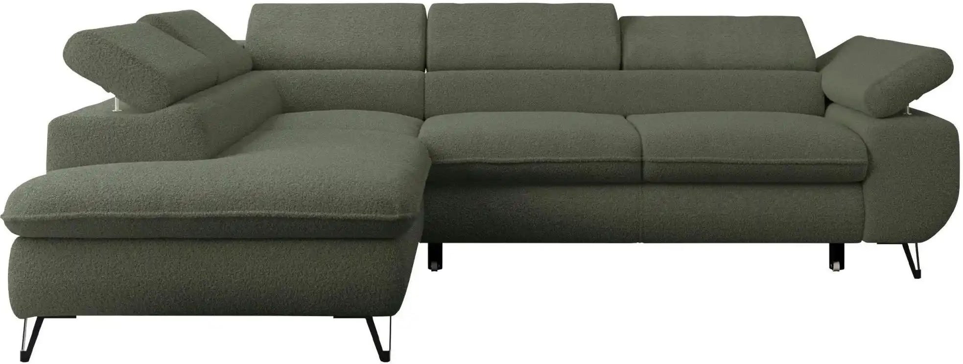 Ecksofa mit Schlaffunktion Peter ¦ grün ¦ Maße (cm): B: 273 H: 76 Polstermöbel > Sofas > Ecksofas - Höffner