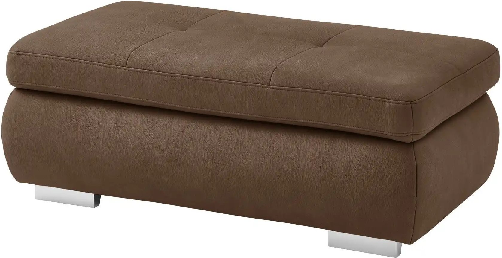 Lounge Collection XXL- Hocker aufklappbar Affair ¦ braun ¦ Maße (cm): B: 129 T: 64.0 Polstermöbel > Hocker - Höffner