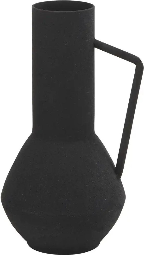 HOME STORY Vase ¦ schwarz ¦ Eisen ¦ Maße (cm): H: 17,5 Ø: 10.5 Accessoires > Vasen - Höffner