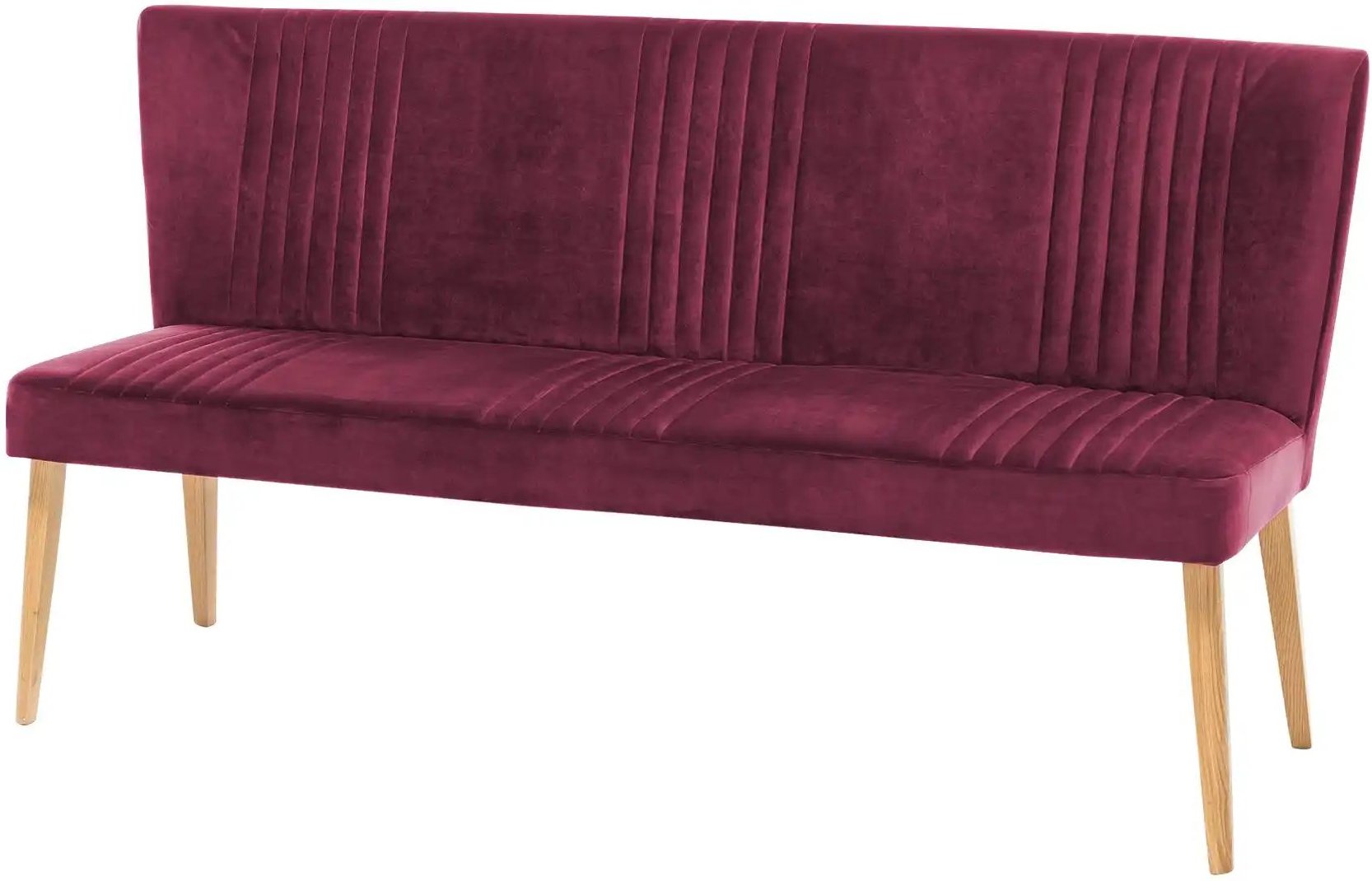 Woodford Polsterbank mit Rückenlehne Iwana ¦ rot ¦ Maße (cm): B: 205 H: 92 T: 62.0 Bänke > Einzelbänke - Höffner