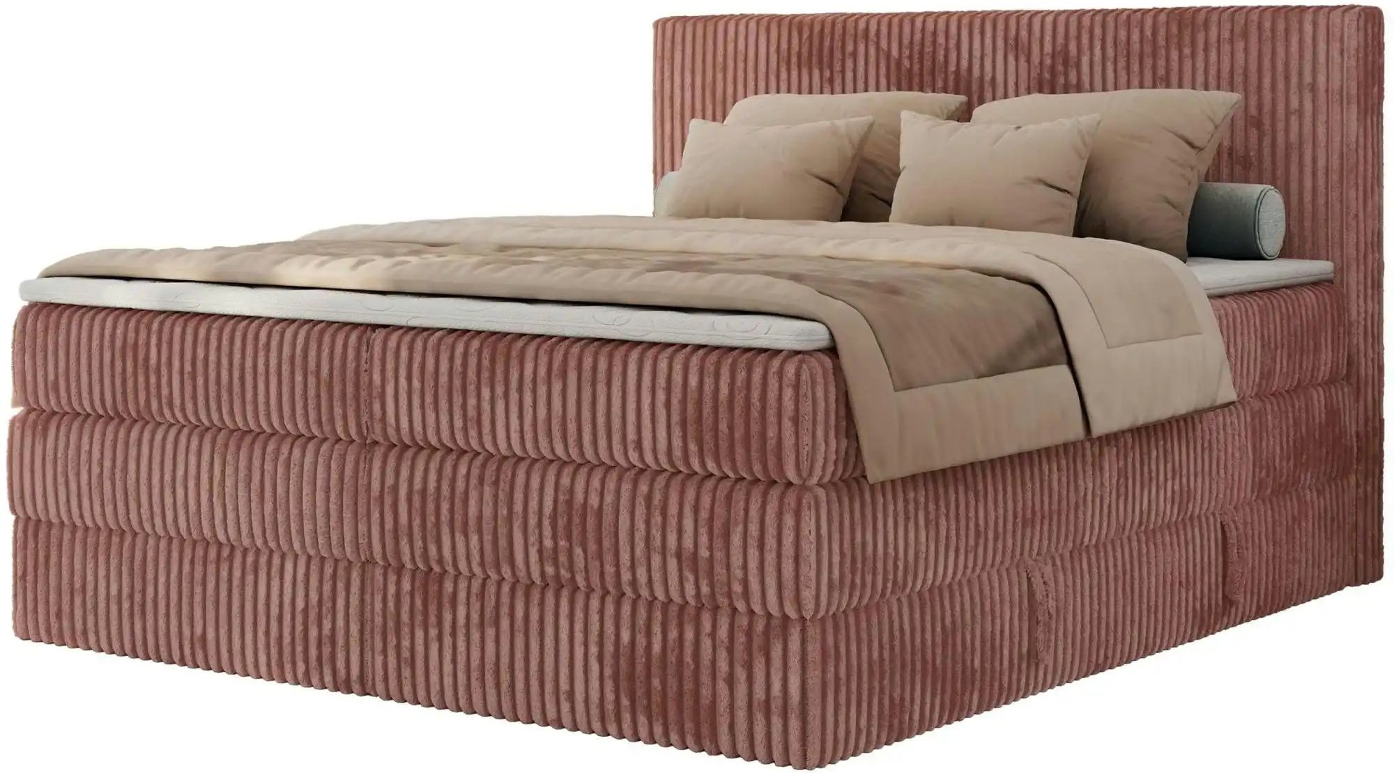 Boxspringbett mit Bettkasten Tiliano King ¦ rosa/pink ¦ Maße (cm): B: 186 H: 119 Betten > Boxspringbetten - Höffner