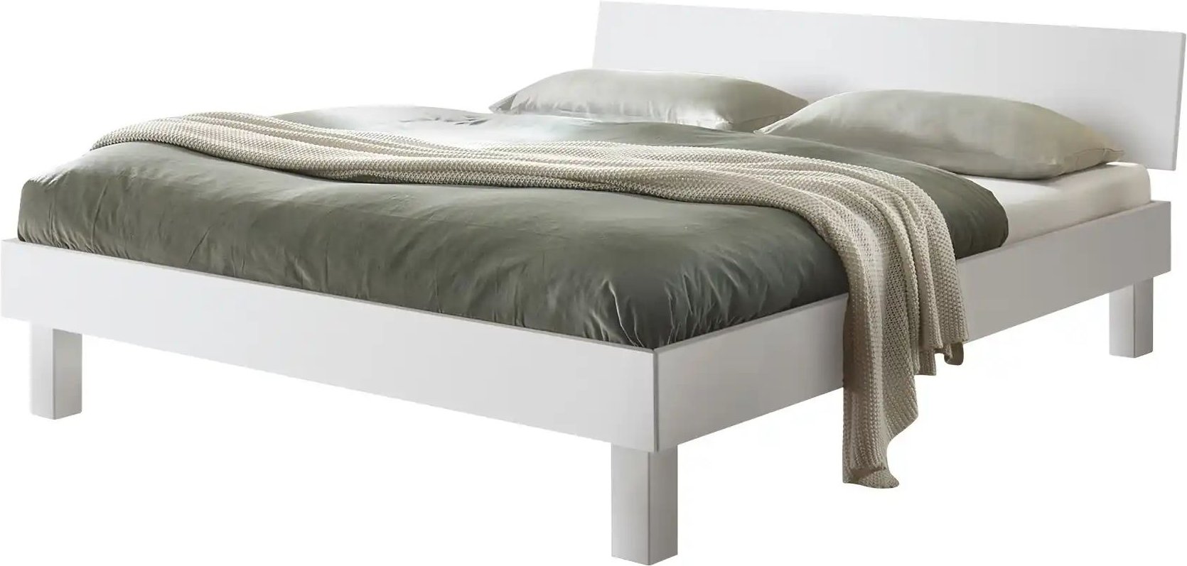 HASENA Holzbett Forti ¦ weiß ¦ Maße (cm): B: 146 H: 79 Betten > Bettgestelle - Höffner