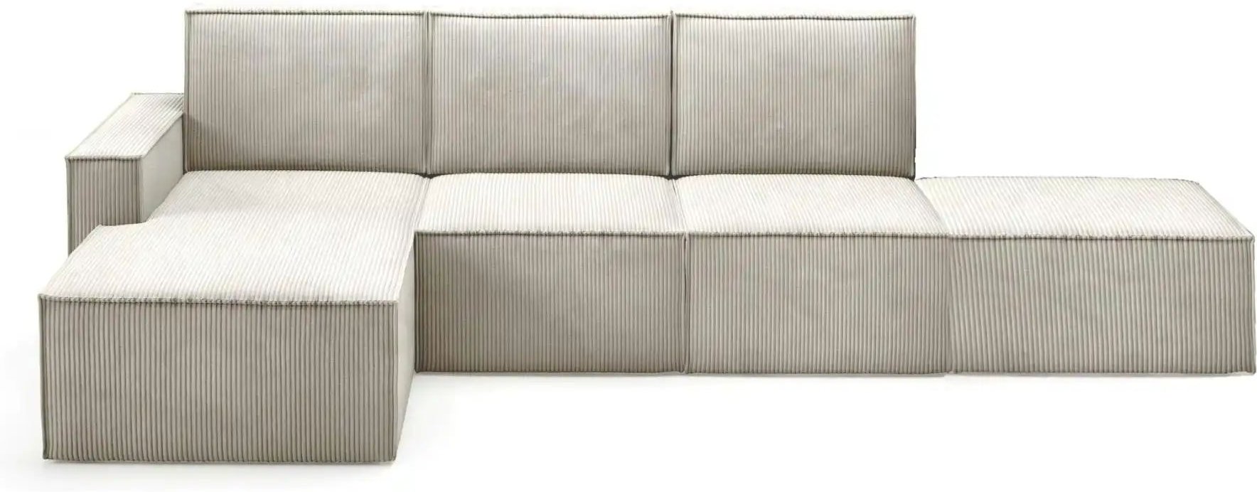 Ecksofa mit Pouf Orto ¦ beige ¦ Maße (cm): B: 329 H: 93 Polstermöbel > Sofas > Ecksofas - Höffner