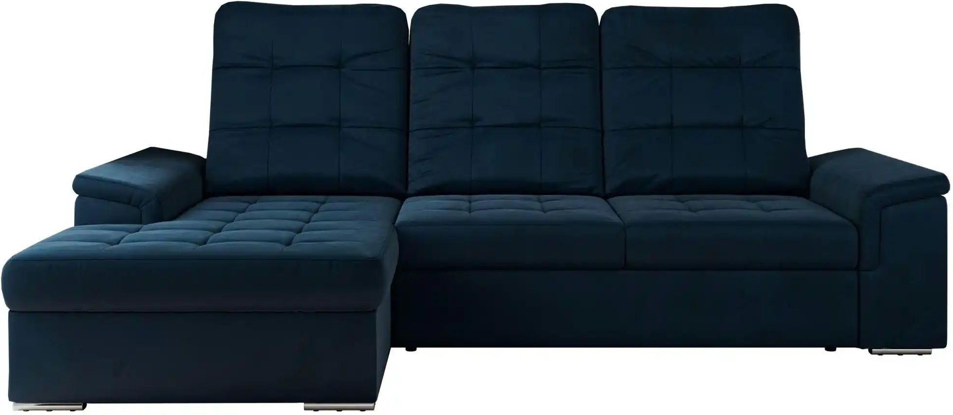 Ecksofa mit Schlaffunktion Madrito ¦ blau ¦ Maße (cm): B: 256 H: 89 Polstermöbel > Sofas > Ecksofas - Höffner