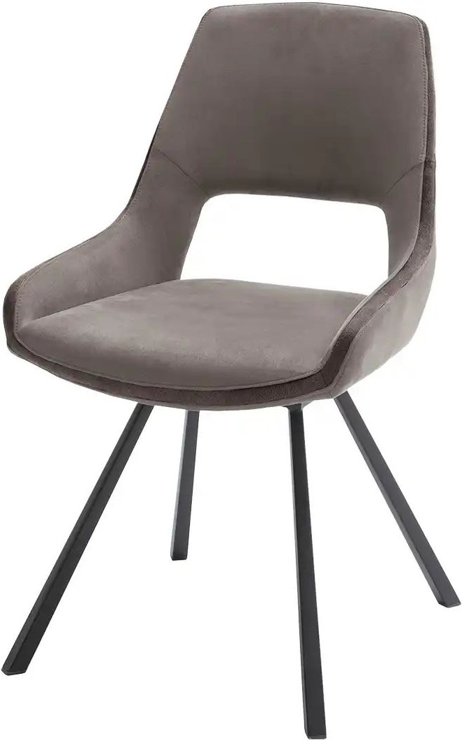 Esszimmerstuhl drehbar Jenala ¦ braun ¦ Maße (cm): B: 55 H: 90 T: 60.0 Stühle > Küchenstühle > Polster Küchenstühle - Hö...