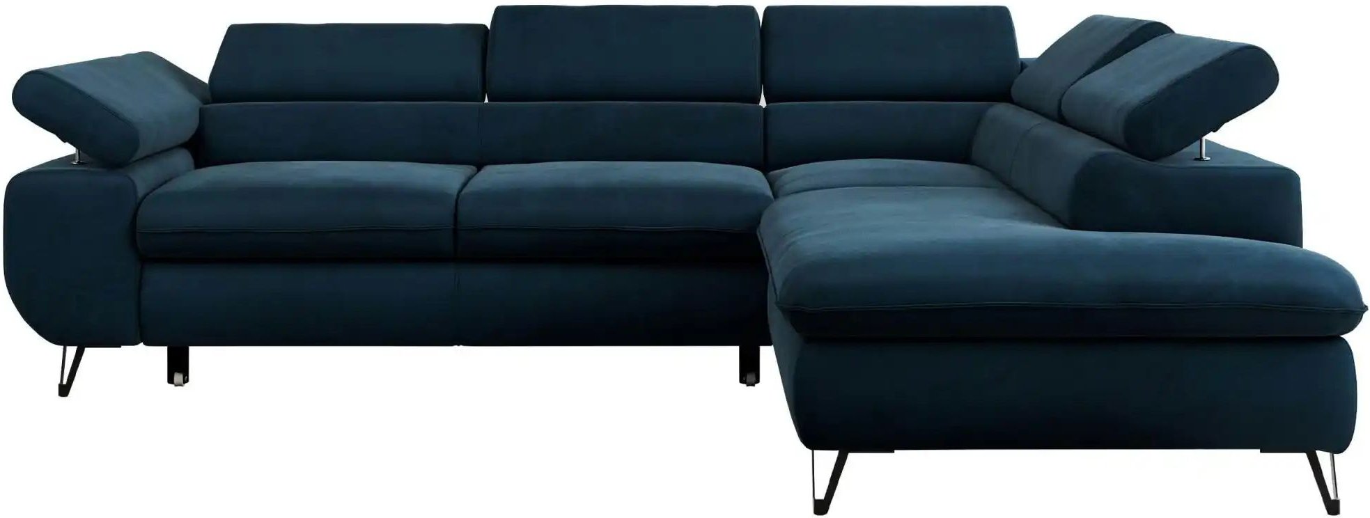 Ecksofa mit Schlaffunktion Peter ¦ blau ¦ Maße (cm): B: 273 H: 76 Polstermöbel > Sofas > Ecksofas - Höffner