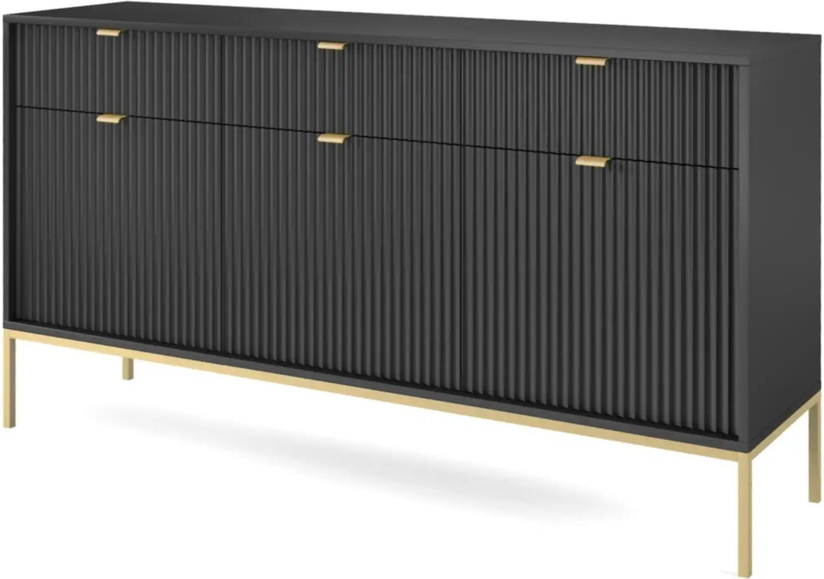 Selsey Sideboard Vellore ¦ schwarz ¦ Maße (cm): B: 154 H: 83 Kommoden & Sideboards > Sideboards - Höffner