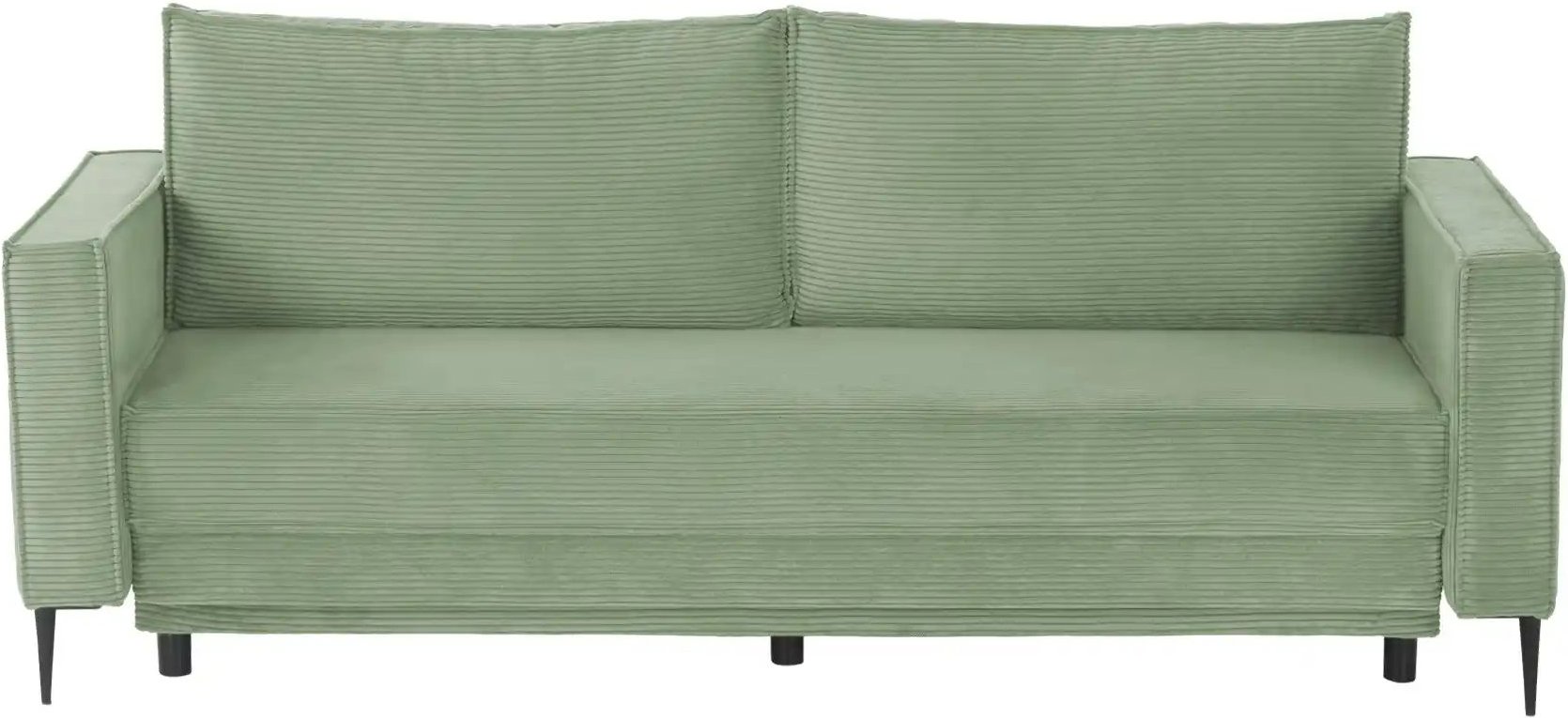 Schlafsofa Teresina ¦ grün ¦ Maße (cm): B: 222 H: 93 T: 98.0 Polstermöbel > Sofas > 2-Sitzer - Höffner