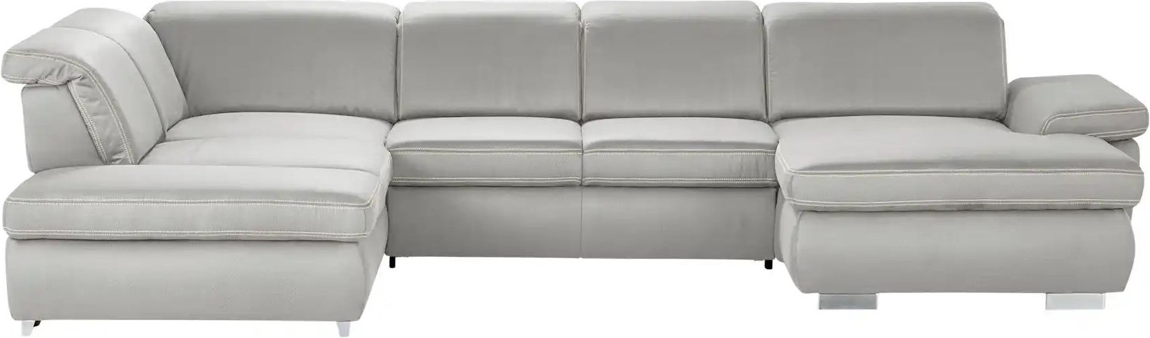 Lounge Collection Wohnlandschaft mit verschiedenen Funktionen Amanda ¦ grau ¦ Maße (cm): B: 379 H: 85 T: 260.0 Polstermö...