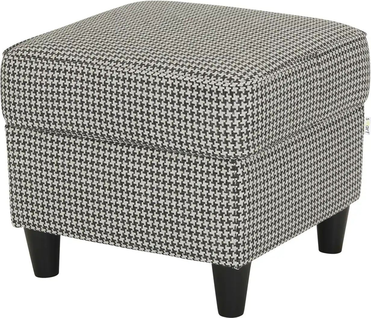 Hocker Kivana ¦ grau ¦ Maße (cm): B: 52 H: 45 T: 52.0 Polstermöbel > Hocker - Höffner