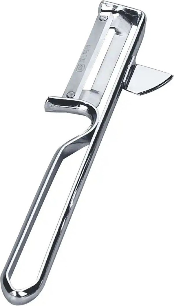 Gefu Sparschäler SWING ¦ silber ¦ Edelstahl ¦ Maße (cm): B: 3,8 H: 0,6 Küchenzubehör & Helfer > Küchenhelfer - Höffner