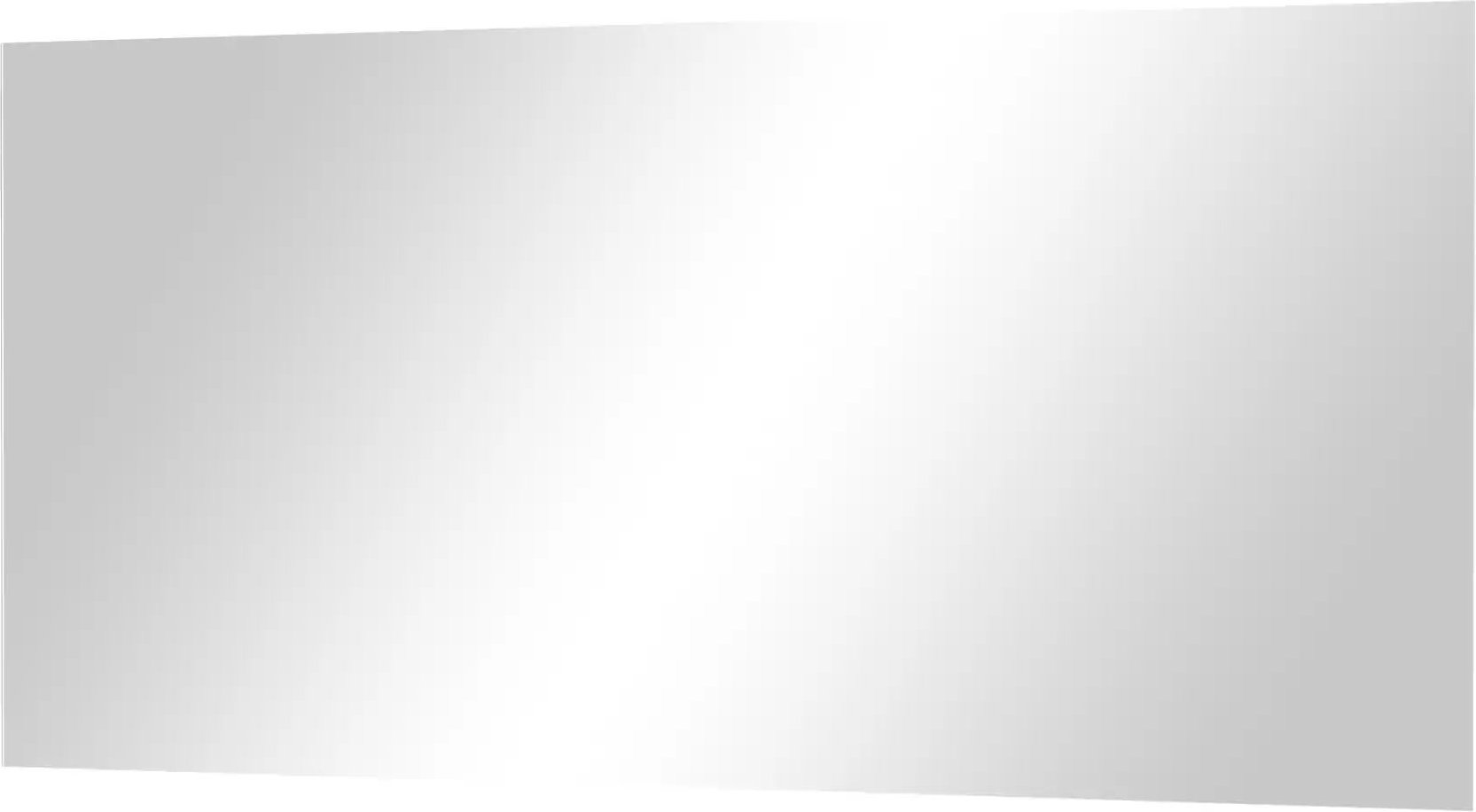 Wohnwert Spiegel 136 x 64 cm Azzura ¦ verspiegelt ¦ Glas,Aluminium,Kunststoff ¦ Maße (cm): B: 136 H: 64 T: 3.0 Garderobe...