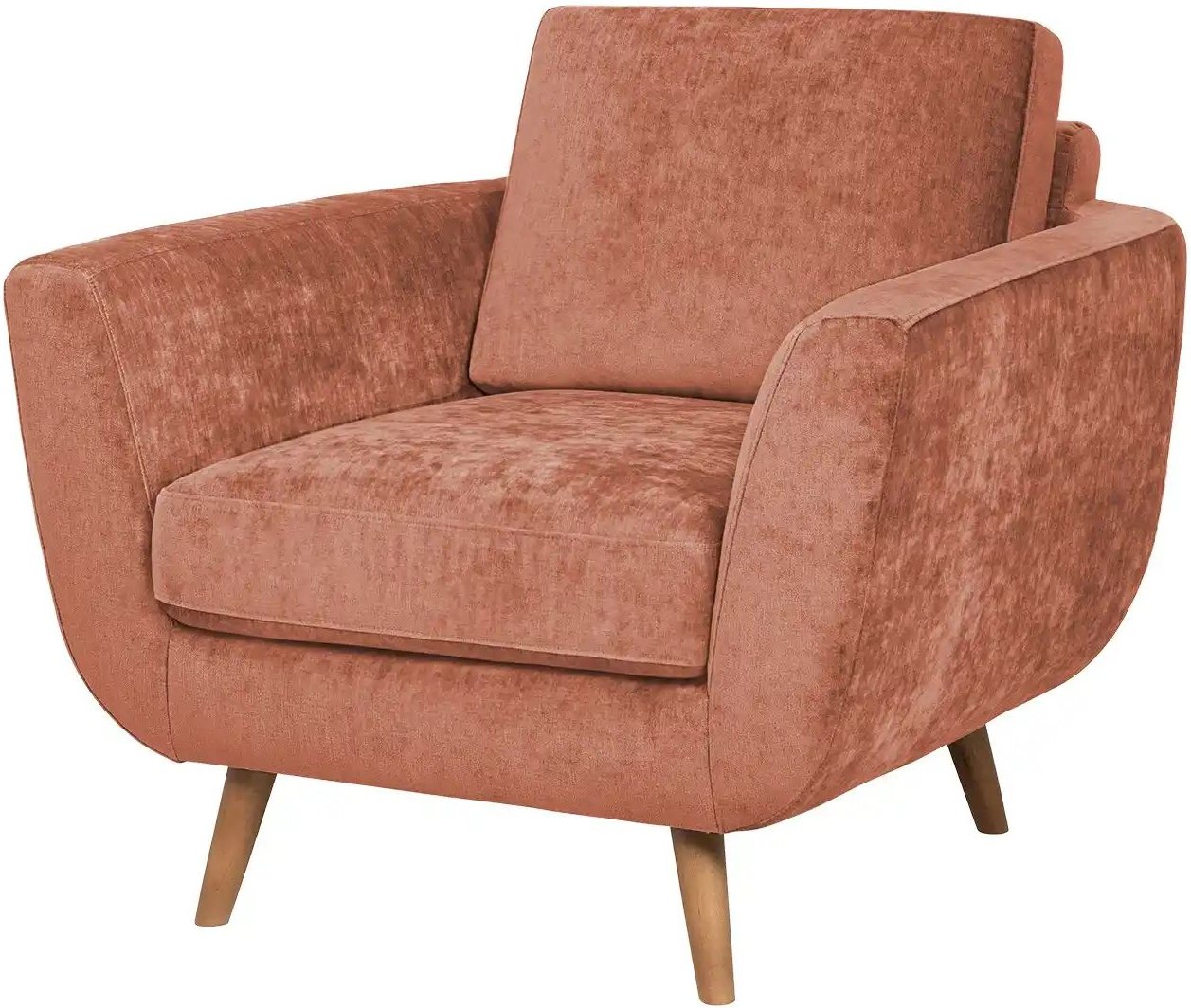 SOHO Sessel Smilla ¦ orange ¦ Maße (cm): B: 94 H: 85 T: 93.0 Polstermöbel > Sessel > Cocktailsessel - Höffner