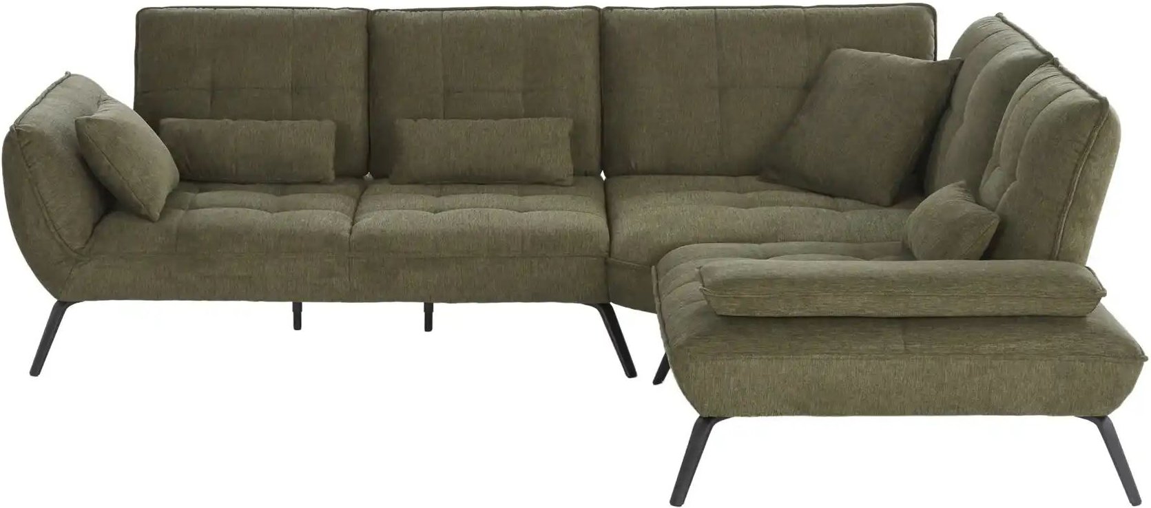 vito Ecksofa  Ticona ¦ grün ¦ Maße (cm): B: 326 H: 93 T: 266.0 Polstermöbel > Sofas > Ecksofas - Höffner