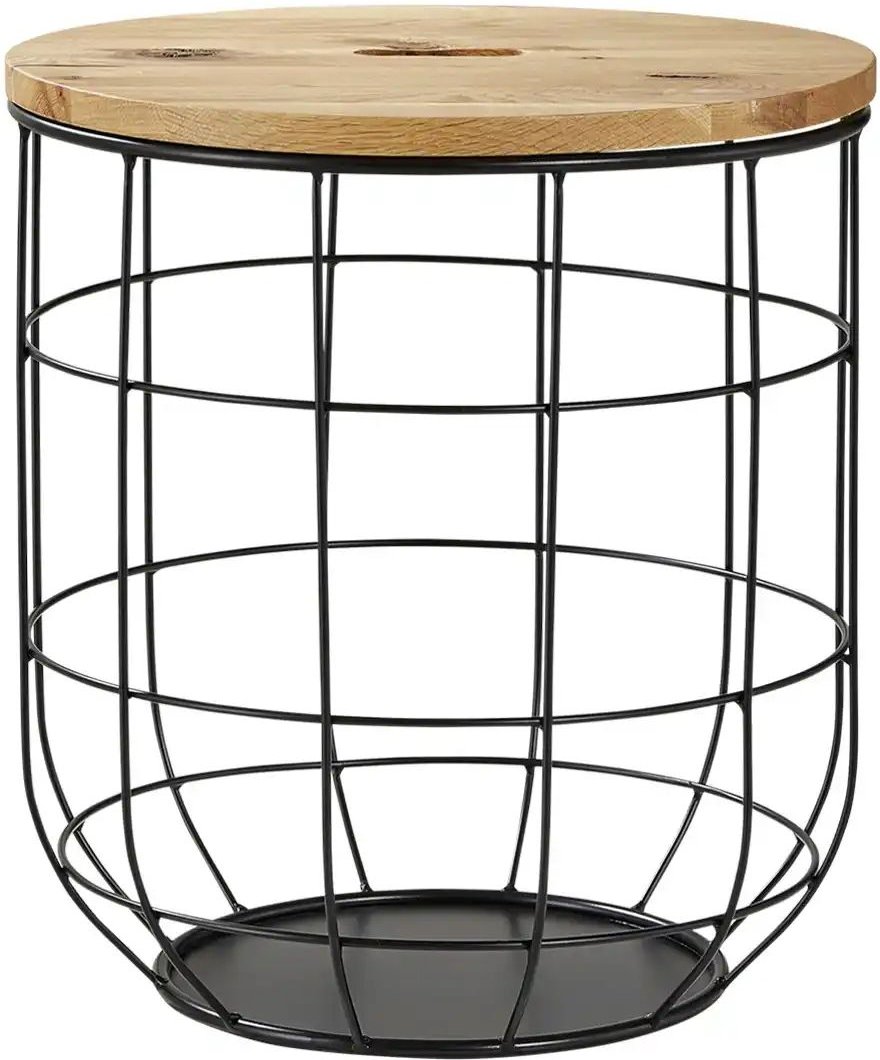 Beistelltisch Corbello ¦ schwarz ¦ Maße (cm): H: 50 Ø: 45 Tische > Beistelltische > Beistelltische ohne Rollen - Höffn...