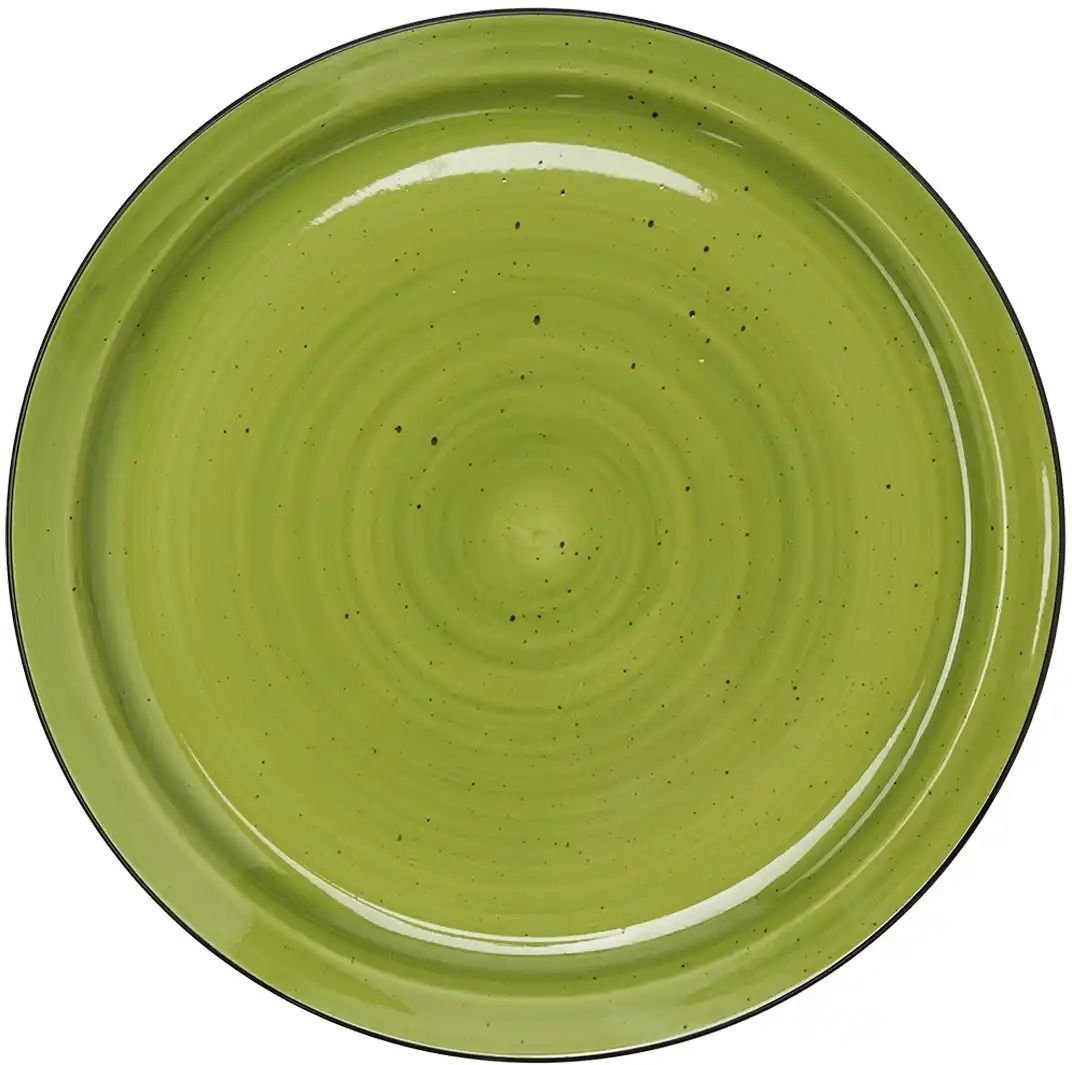 Peill+Putzler Pizzateller Genua ¦ grün ¦ Porzellan ¦ Maße (cm): H: 2 Ø: 30 Geschirr > Einzelgeschirrteile - Höffner
