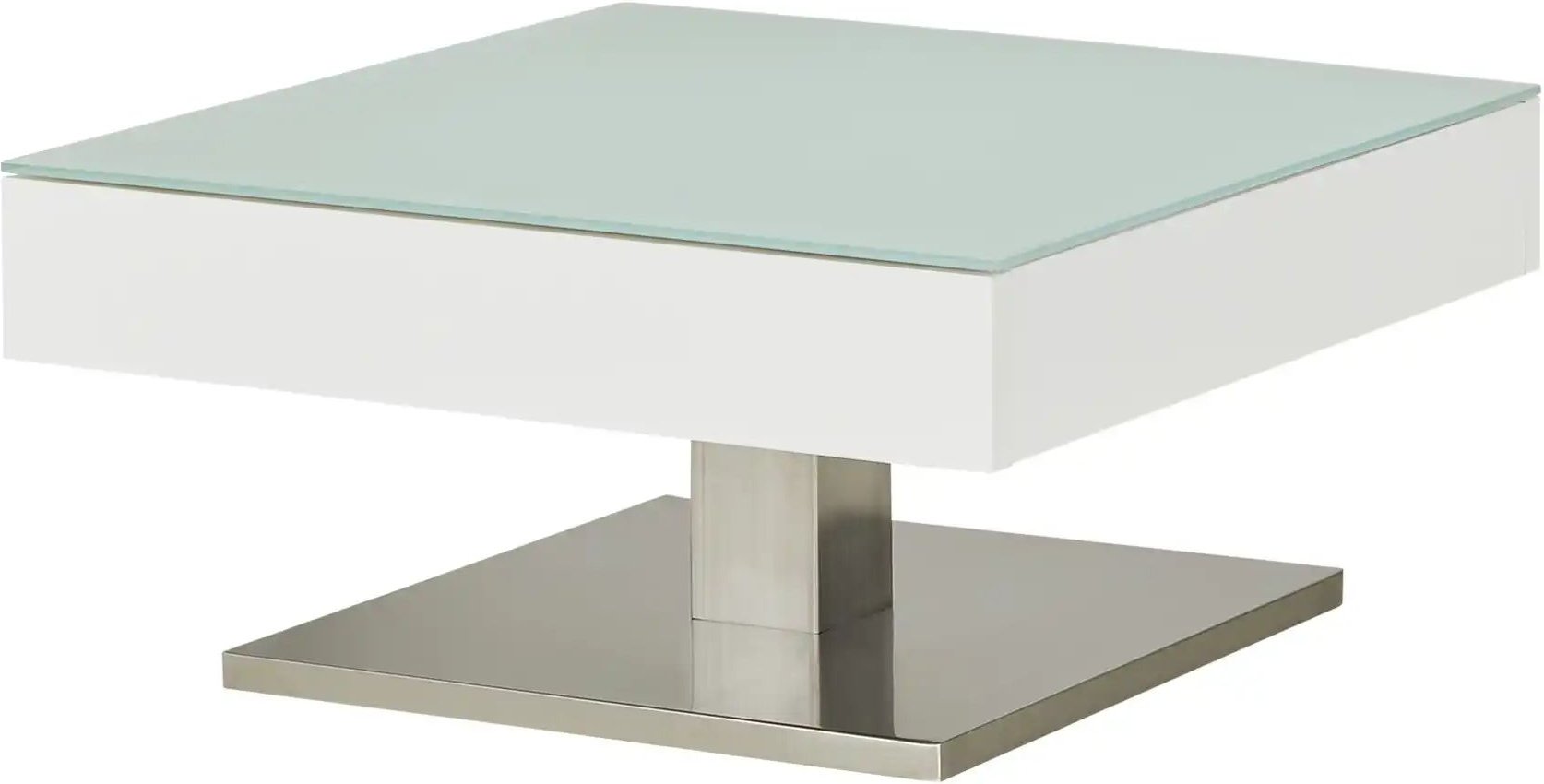 Couchtisch Malediven ¦ weiß ¦ Maße (cm): B: 75 H: 38 Tische > Mehr Tische > Couchtische mit Glasplatte - Höffner