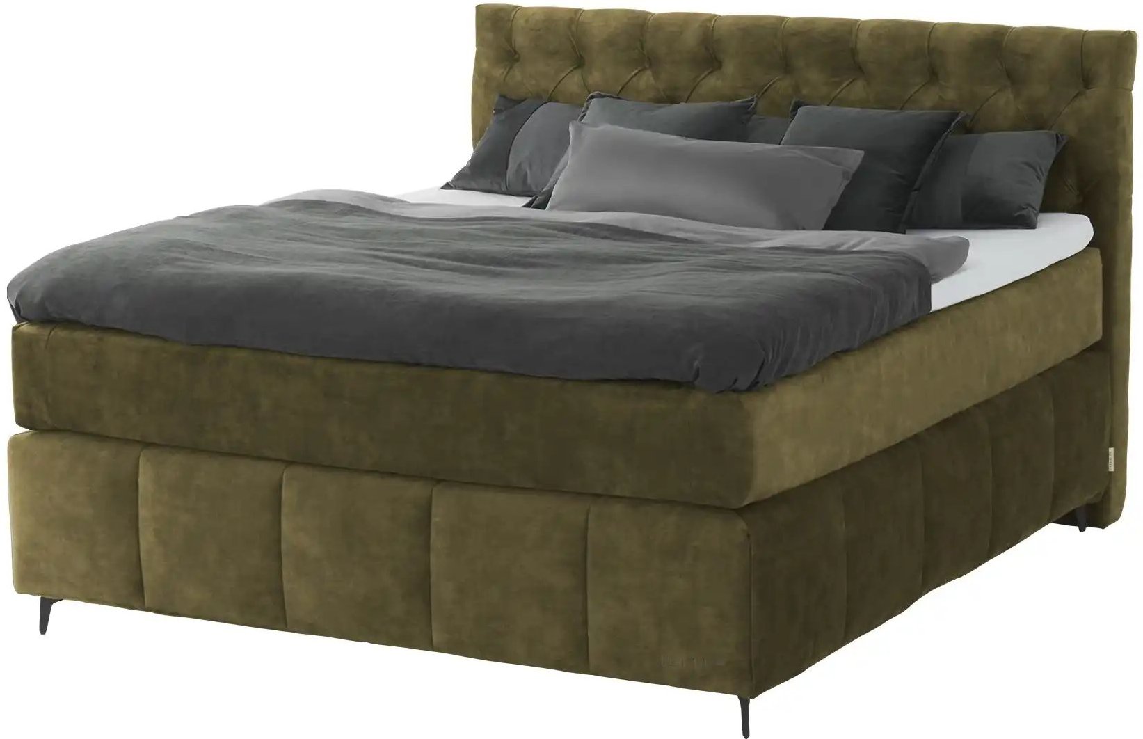 Jette Home Boxspringbett Glam New ¦ grün ¦ Maße (cm): B: 202 H: 132,5 Betten > Boxspringbetten - Höffner