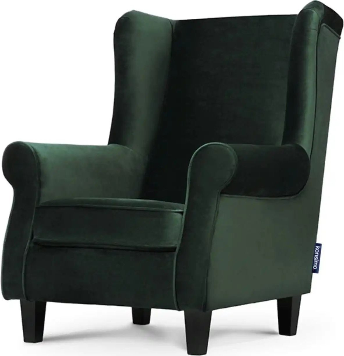 KONSIMO Ohrensessel Miles ¦ grün ¦ Maße (cm): B: 82 H: 105 Polstermöbel > Sessel > Ohrensessel - Höffner