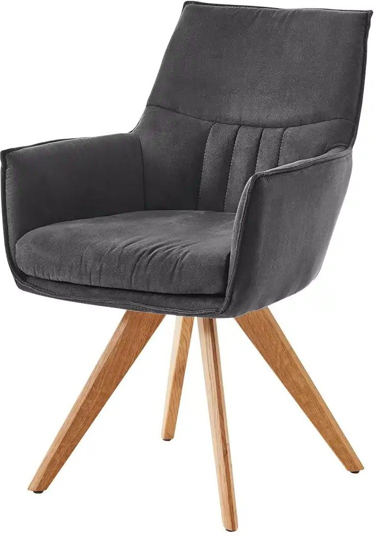 Thumbnail - Armlehnstuhl Latina ¦ grau ¦ Maße (cm): B: 61 H: 92 T: 67.0 Stühle > Polsterstühle - Höffner