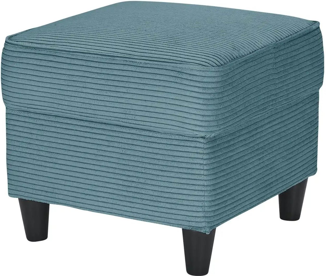 Hocker Kivana ¦ türkis/petrol ¦ Maße (cm): B: 52 H: 45 T: 52.0 Polstermöbel > Hocker - Höffner