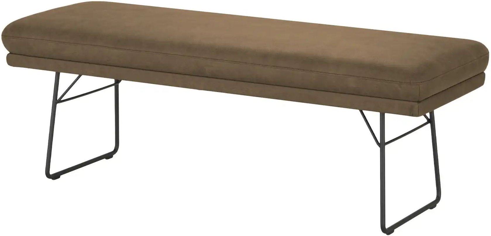 Hockerbank Step Two ¦ braun ¦ Maße (cm): B: 140 H: 50 T: 51.0 Bänke > Einzelbänke - Höffner