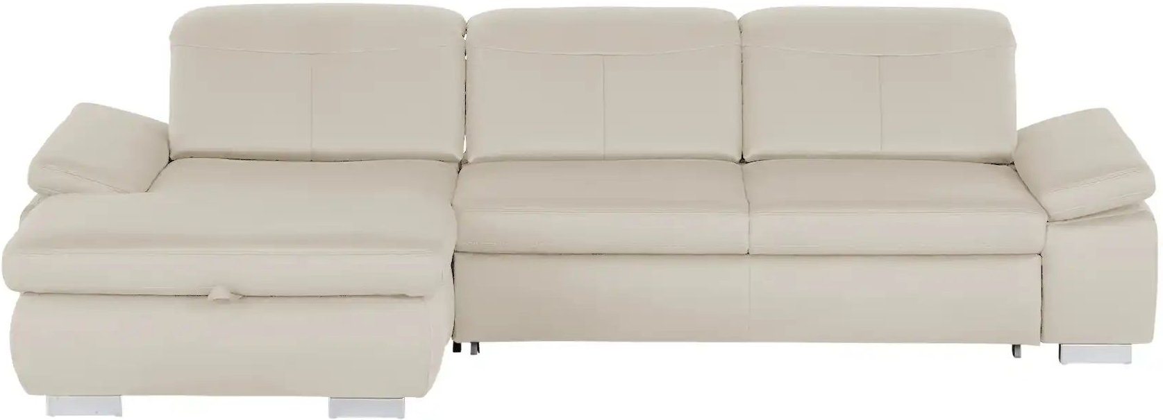 Lounge Collection Ecksofa aus Mikrofaser Kathrin ¦ creme ¦ Maße (cm): B: 309 H: 85 T: 195.0 Polstermöbel > Sofas > Eckso...