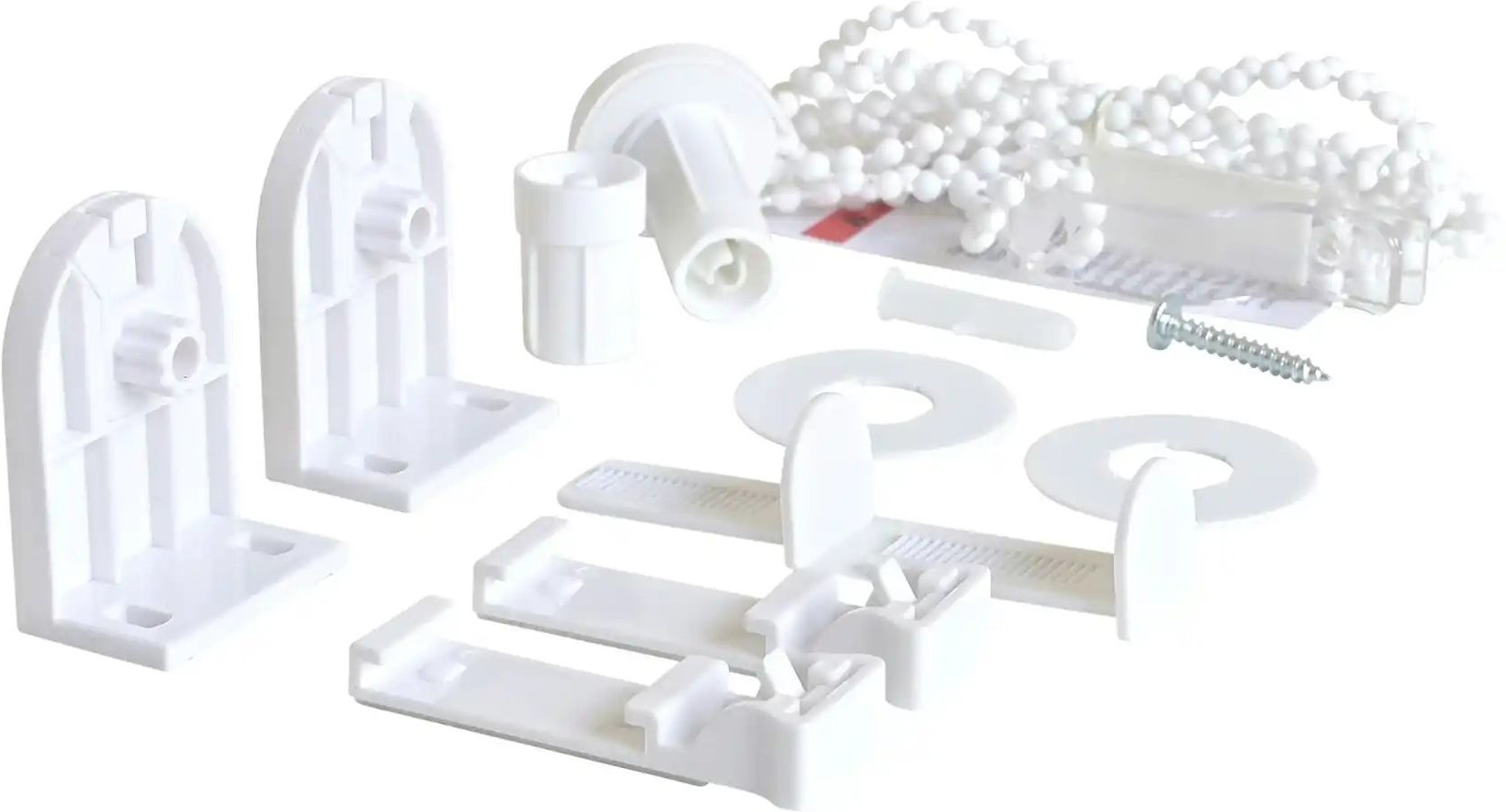 como Zubehör für Rollos Kugelkette ¦ weiß ¦ Kunststoff Gardinen & Rollos > Gardinenstangen & Zubehör > Rollozubehör - H...