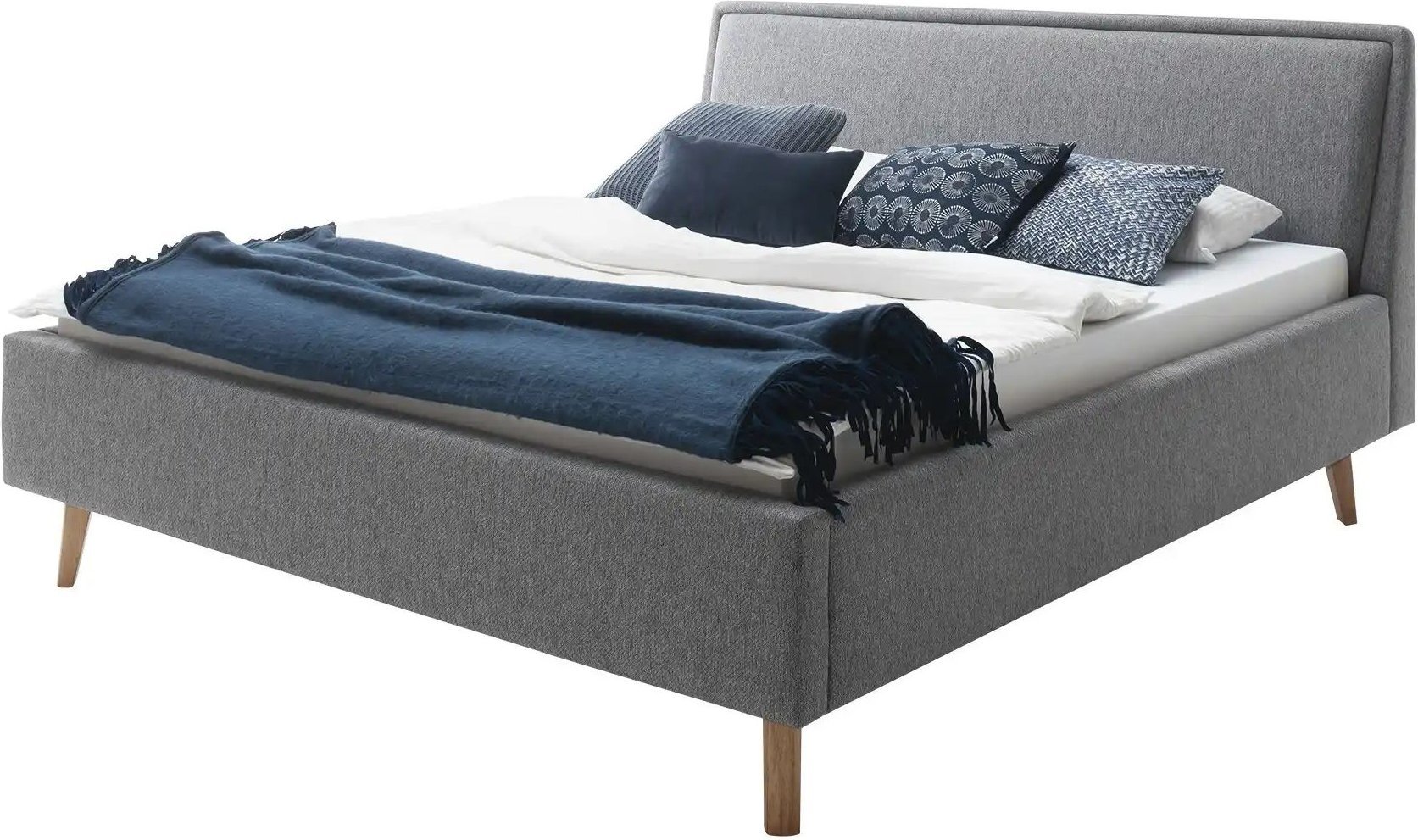 Polsterbett Fairford ¦ grau ¦ Maße (cm): B: 196 H: 105 T: 224.0 Betten > Komfortbetten - Höffner