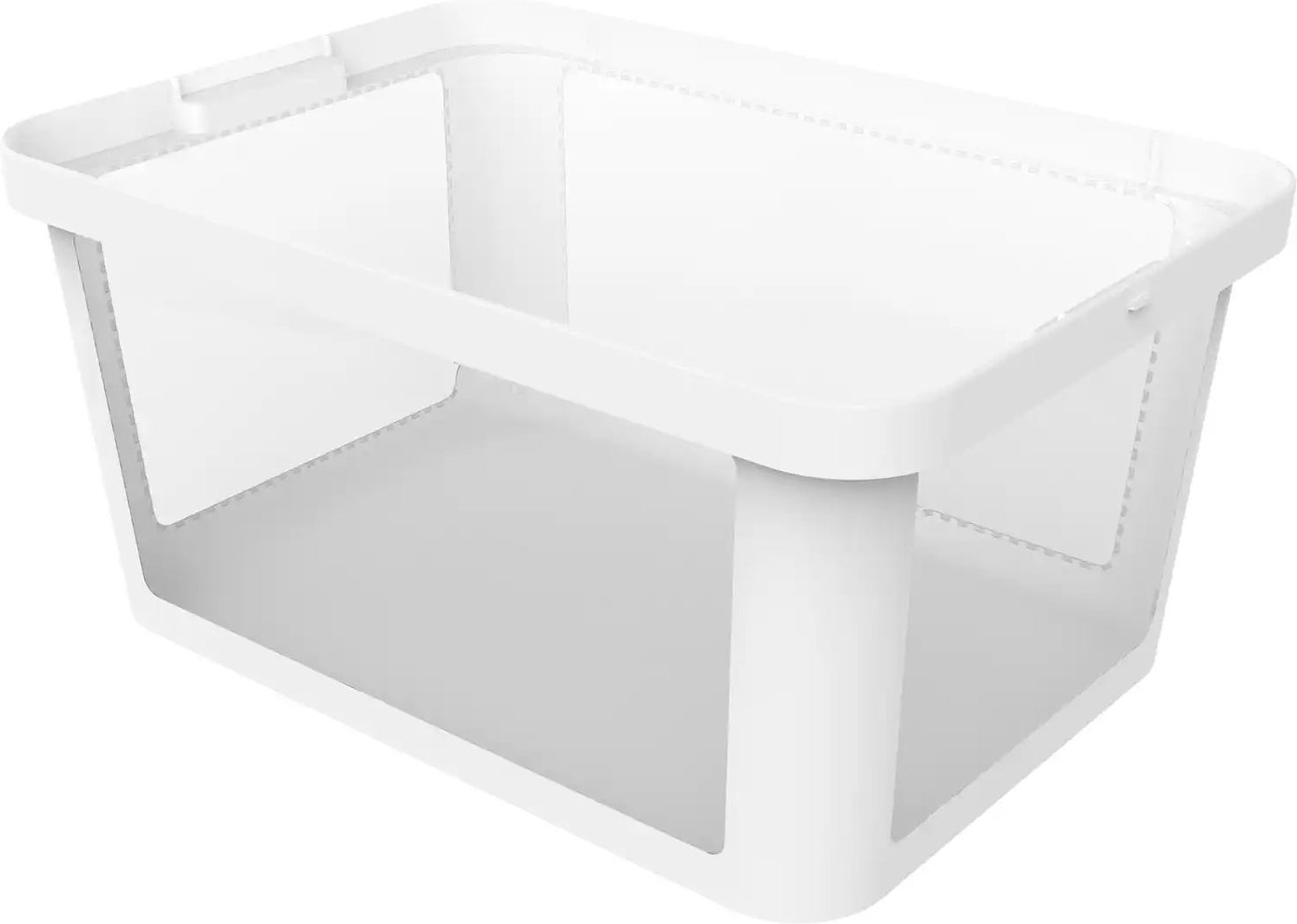 Rotho Aufbewahrungsbox 45 Liter Albris ¦ weiß ¦ Kunststoff ¦ Maße (cm): B: 39 H: 26,5 Aufbewahrung > Aufbewahrungsboxen...