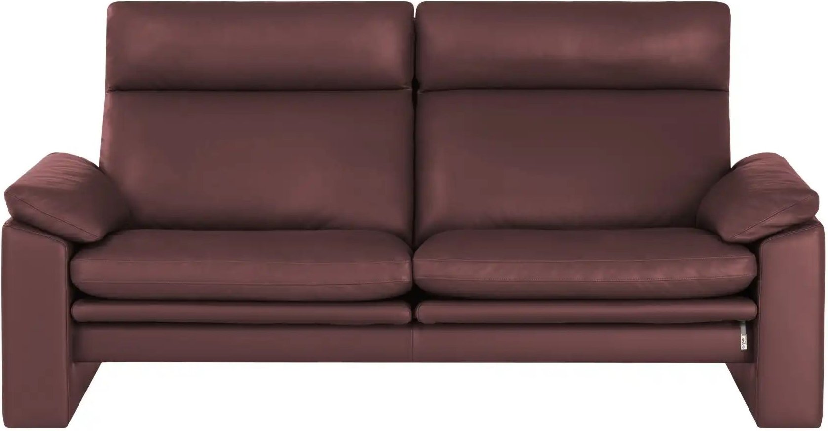Thumbnail - erpo just relax Ledersofa mit Relaxfunktion JR960 Bari ¦ rot ¦ Maße (cm): B: 190 H: 93 T: 84.0 Polstermöbel > Sofas > 2-...
