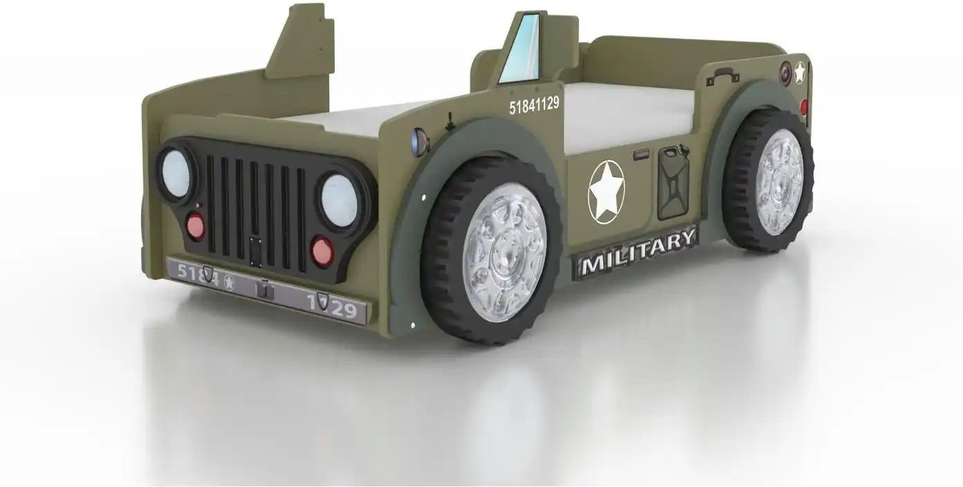 Autobett ¦ grün ¦ Maße (cm): B: 116 H: 80 Betten > Bettgestelle - Höffner