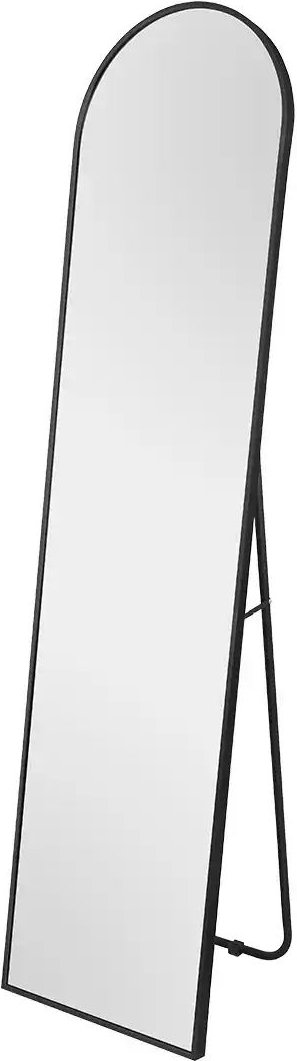 Standspiegel Malcesine ¦ schwarz ¦ Glas,Aluminium,Metall ¦ Maße (cm): B: 40 H: 160 T: 3.0 Garderoben & Kleiderstangen >...