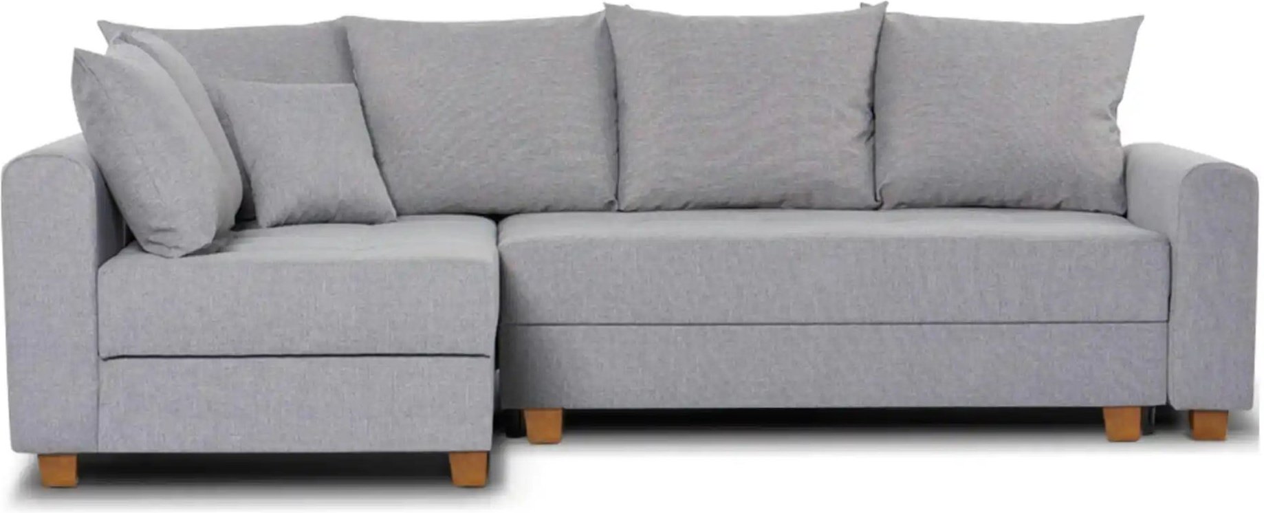 KONSIMO Ecksofa  Revo ¦ grau ¦ Maße (cm): B: 255 H: 88 Polstermöbel > Sofas > Ecksofas - Höffner