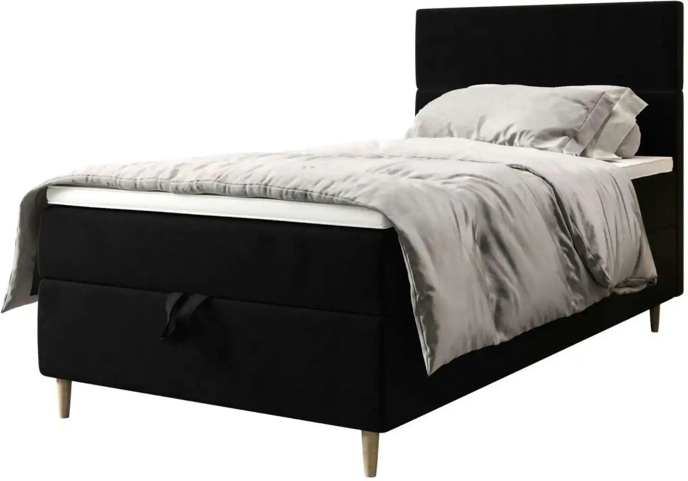 Boxbett mit Stauraum Flo ¦ schwarz ¦ Maße (cm): B: 90 H: 114 Betten > Komfortbetten - Höffner