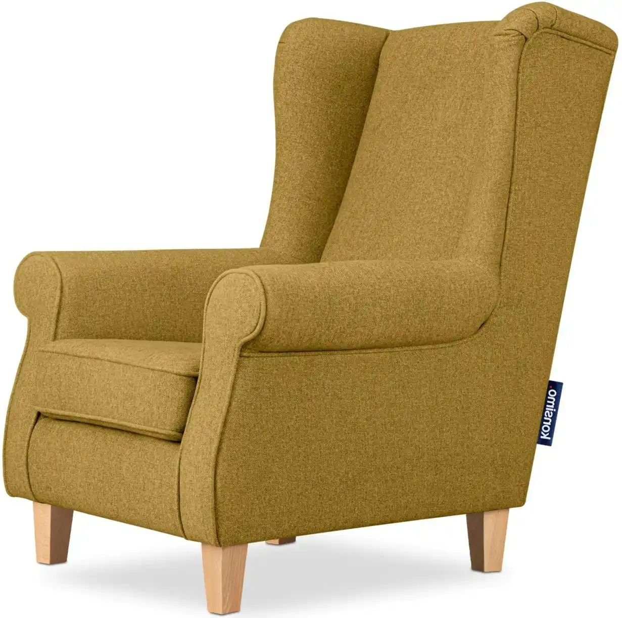 KONSIMO Ohrensessel Miles ¦ gelb ¦ Maße (cm): B: 82 H: 105 Polstermöbel > Sessel > Ohrensessel - Höffner