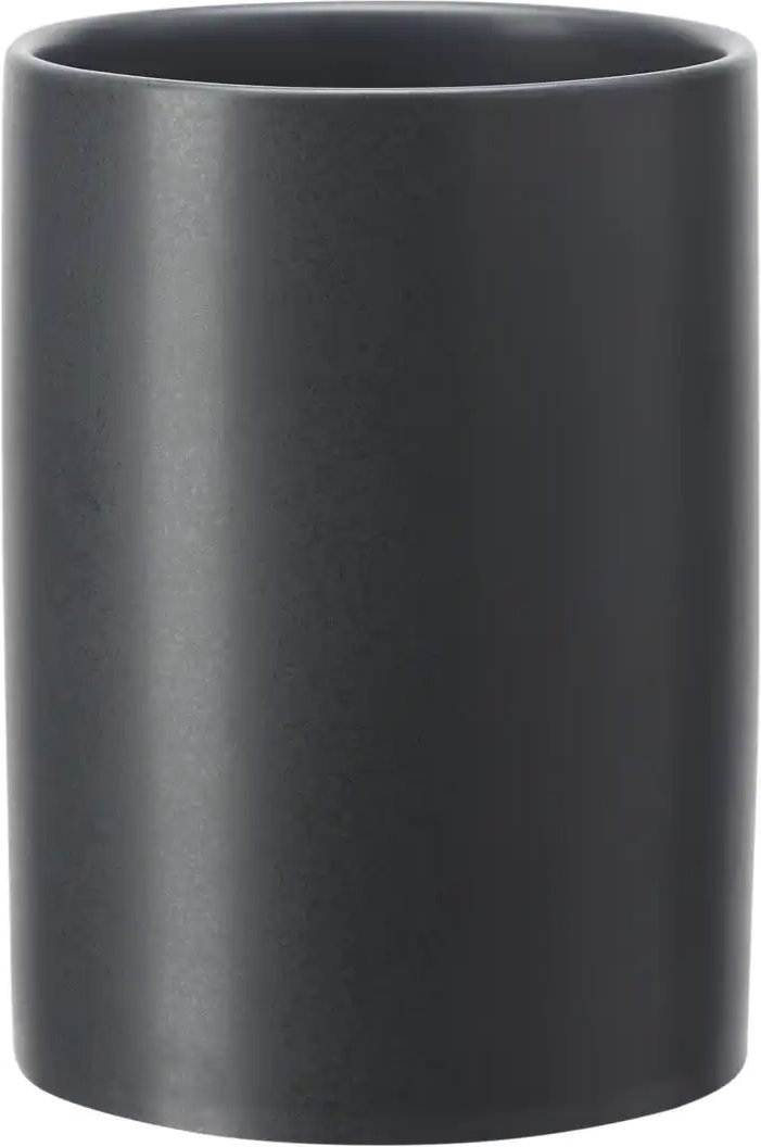 KHG Utensilienhalter ¦ grau ¦ Steinzeug/Steingut ¦ Maße (cm): H: 13,5 Ø: 10.5 Küchenzubehör & Helfer > Küchenhelfer -...