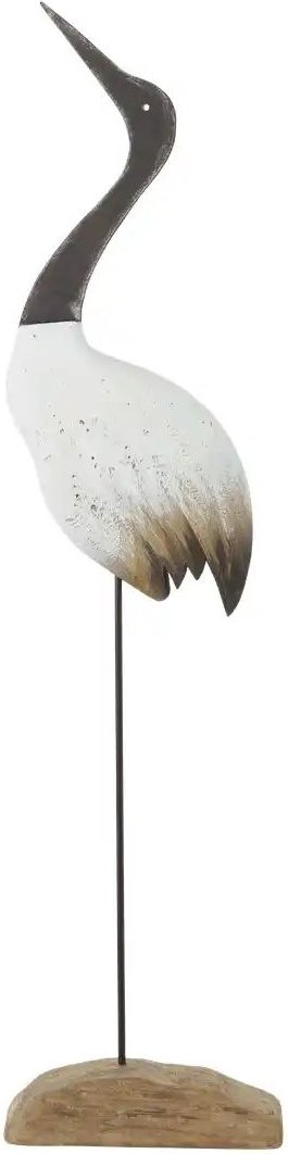 HOME STORY Dekofigur Reiher ¦ braun ¦ Holzwerkstoff,Metall ¦ Maße (cm): B: 19 H: 68 T: 8.0 Accessoires > Dekoartikel -...